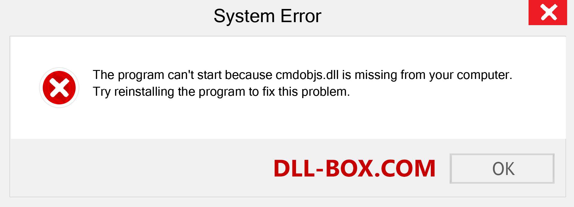  cmdobjs.dll file is missing?. Download for Windows 7, 8, 10 - Fix  cmdobjs dll Missing Error on Windows, photos, images